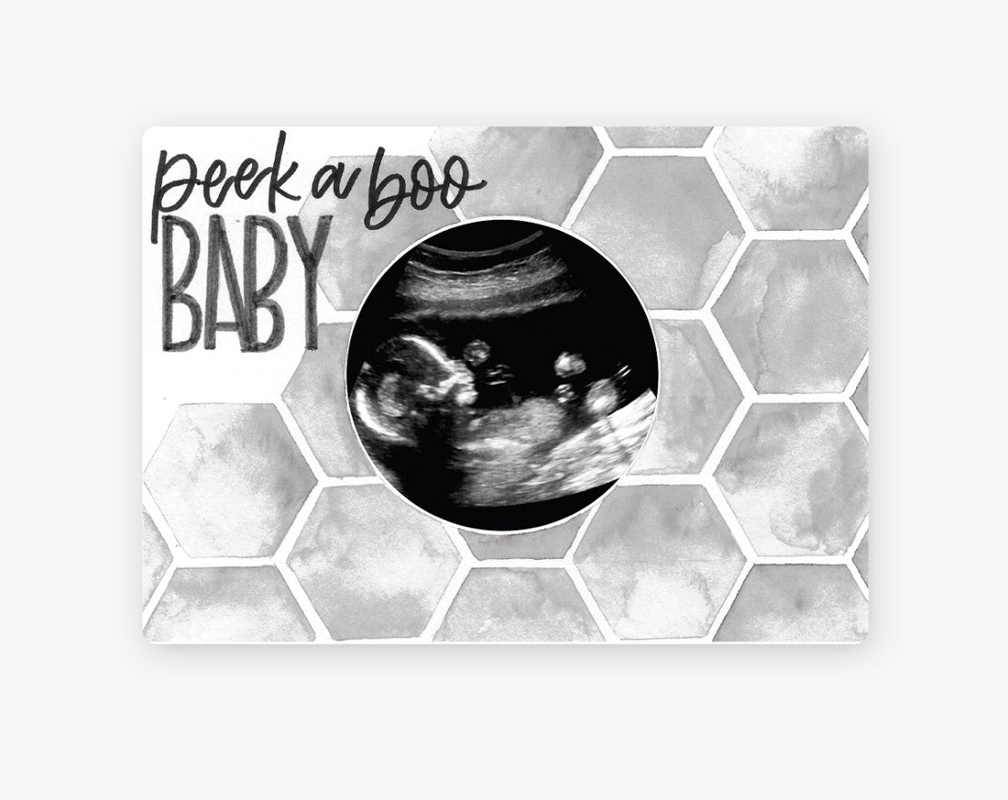 Geo Baby Magnetic Ultrasound Photo Frame - Love Knit Baby