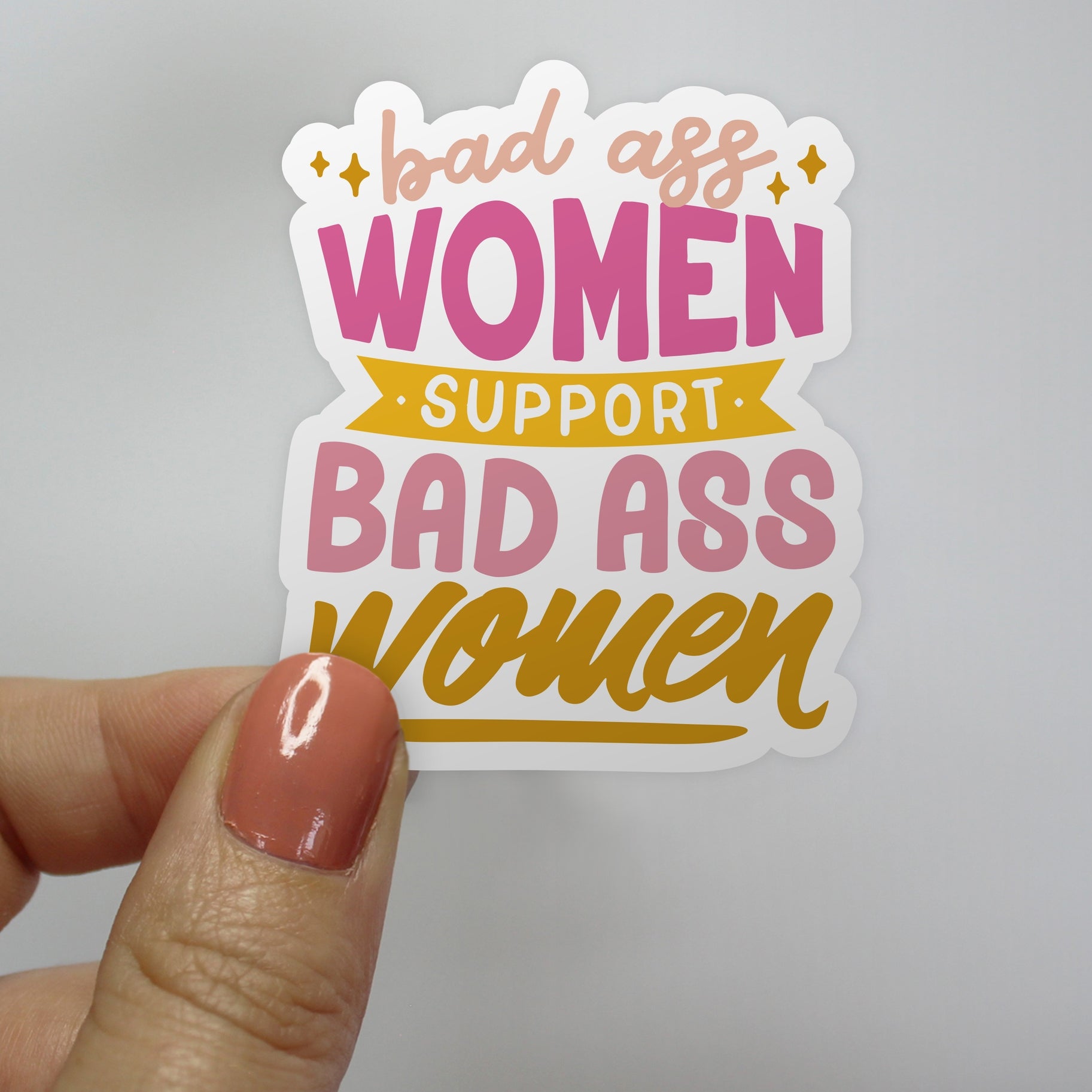 Strong Women Stickers Dot Journal Accessories Feminist 