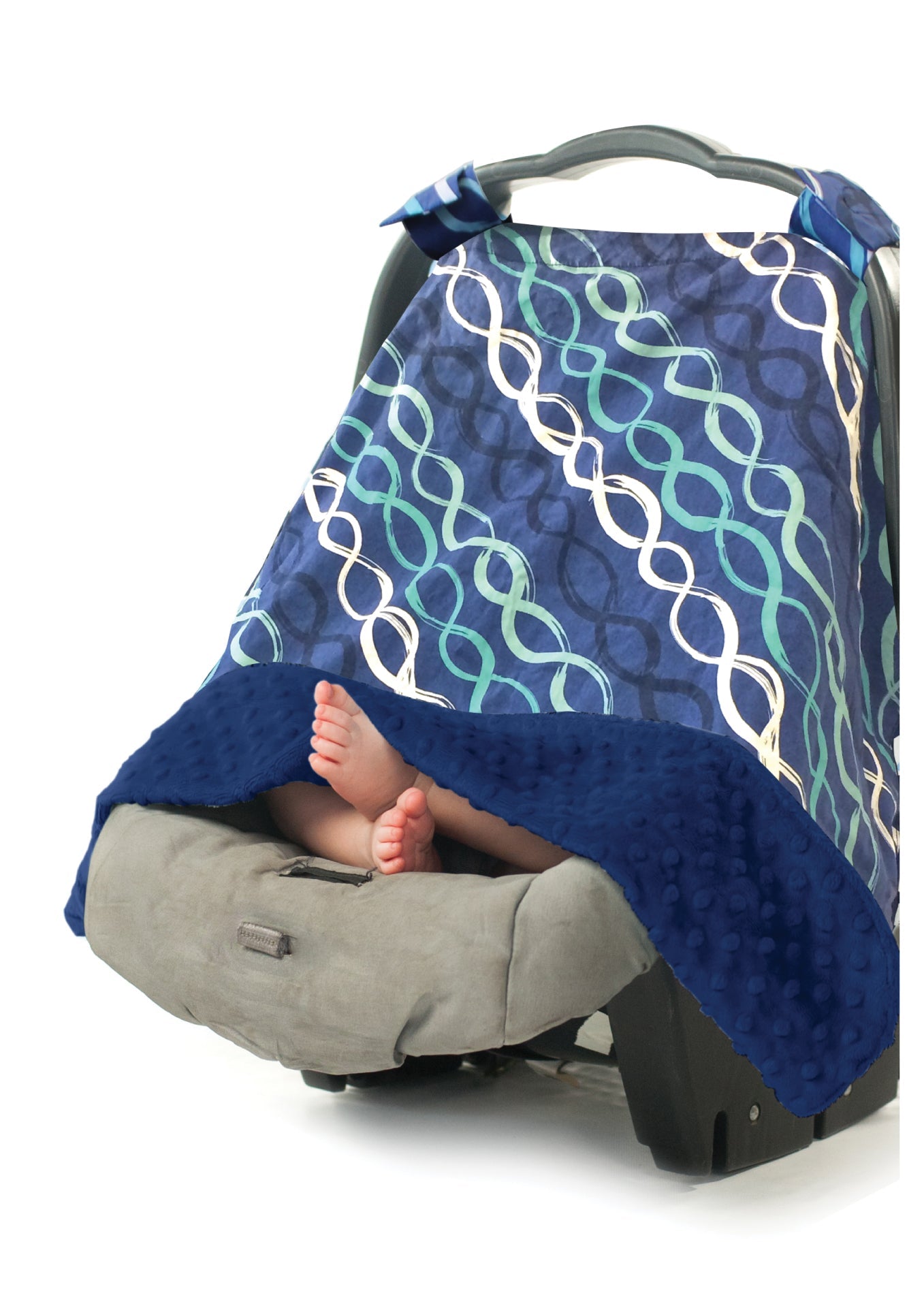 Cozy Happens Infant Car Seat Canopy & Tummy Time Mat - SuperMom Headquarters