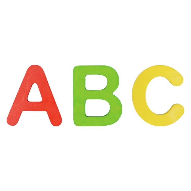 Jumbo 3" Wooden Letters A-Z in Carrying Bag Set - SuperMom Headquarters
