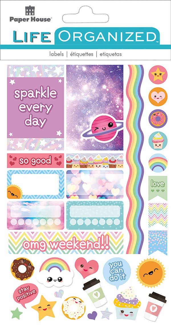 Kawaii Weekly Planner Sticker Pack - SuperMom Headquarters