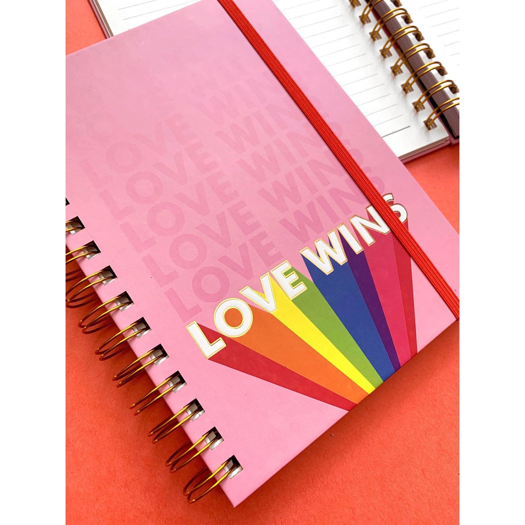 Love Wins Spiral Journal - SuperMom Headquarters