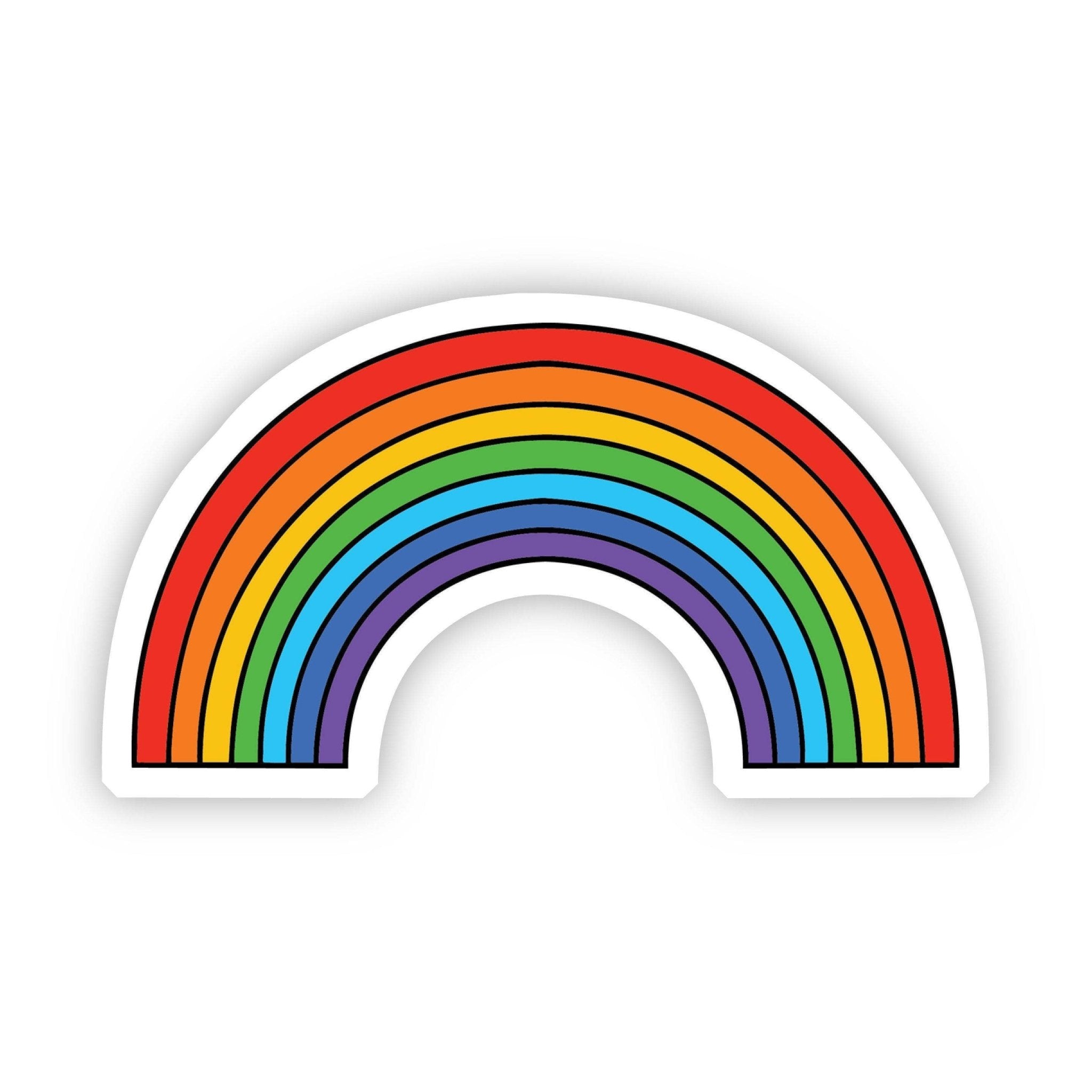 Rainbow Aesthetic Sticker - SuperMom Headquarters