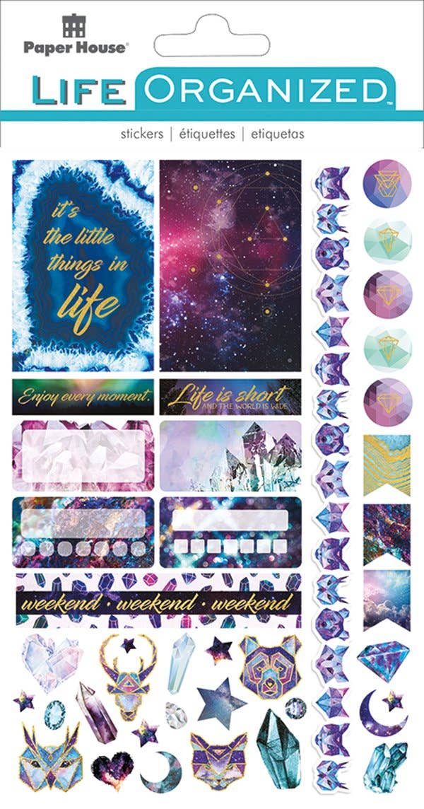 Stargazer Weekly Planner Sticker Pack - SuperMom Headquarters