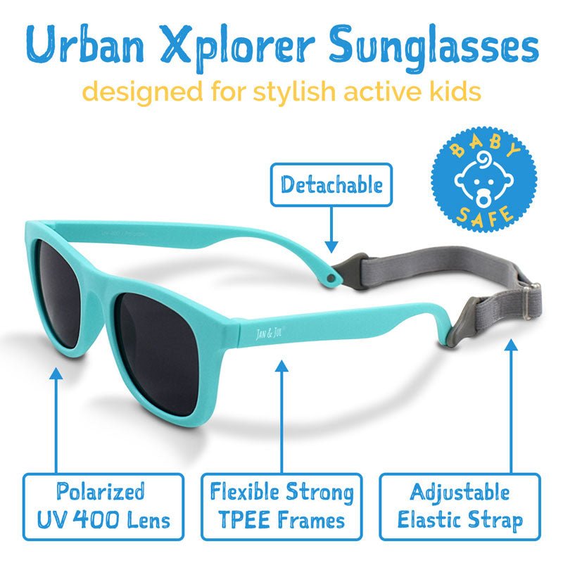 Urban Xplorer Sunglasses - Sky Blue Aurora - SuperMom Headquarters
