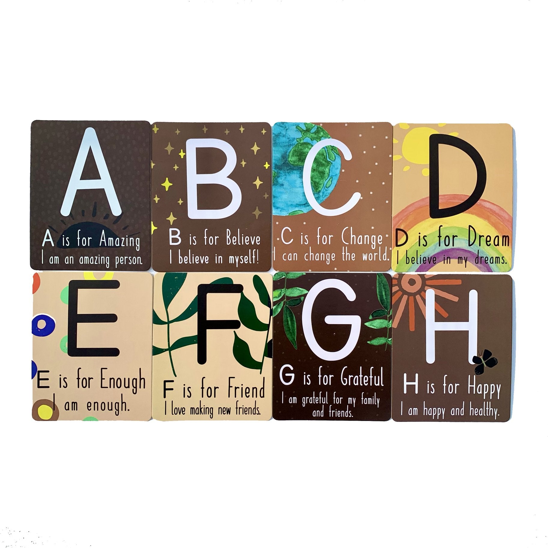 Alphabet Affirmation Flashcards - SuperMom Headquarters