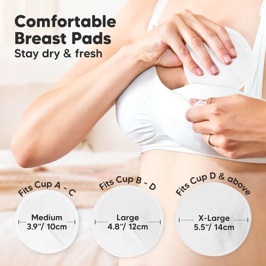 Comfy Nursing Pads (Soft White) - SuperMom Headquarters