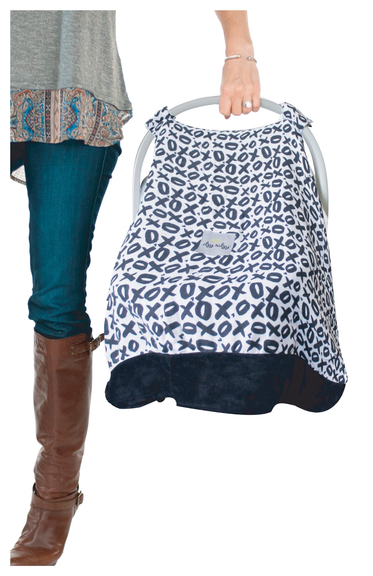 Cozy Happens™ Muslin Infant Car Seat Canopy - SuperMom Headquarters