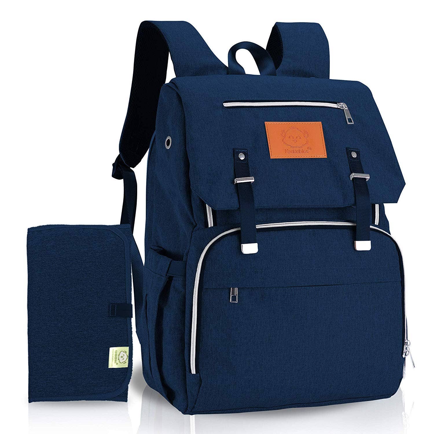 Explorer Diaper Bag Backpack (Navy Blue) - SuperMom Headquarters