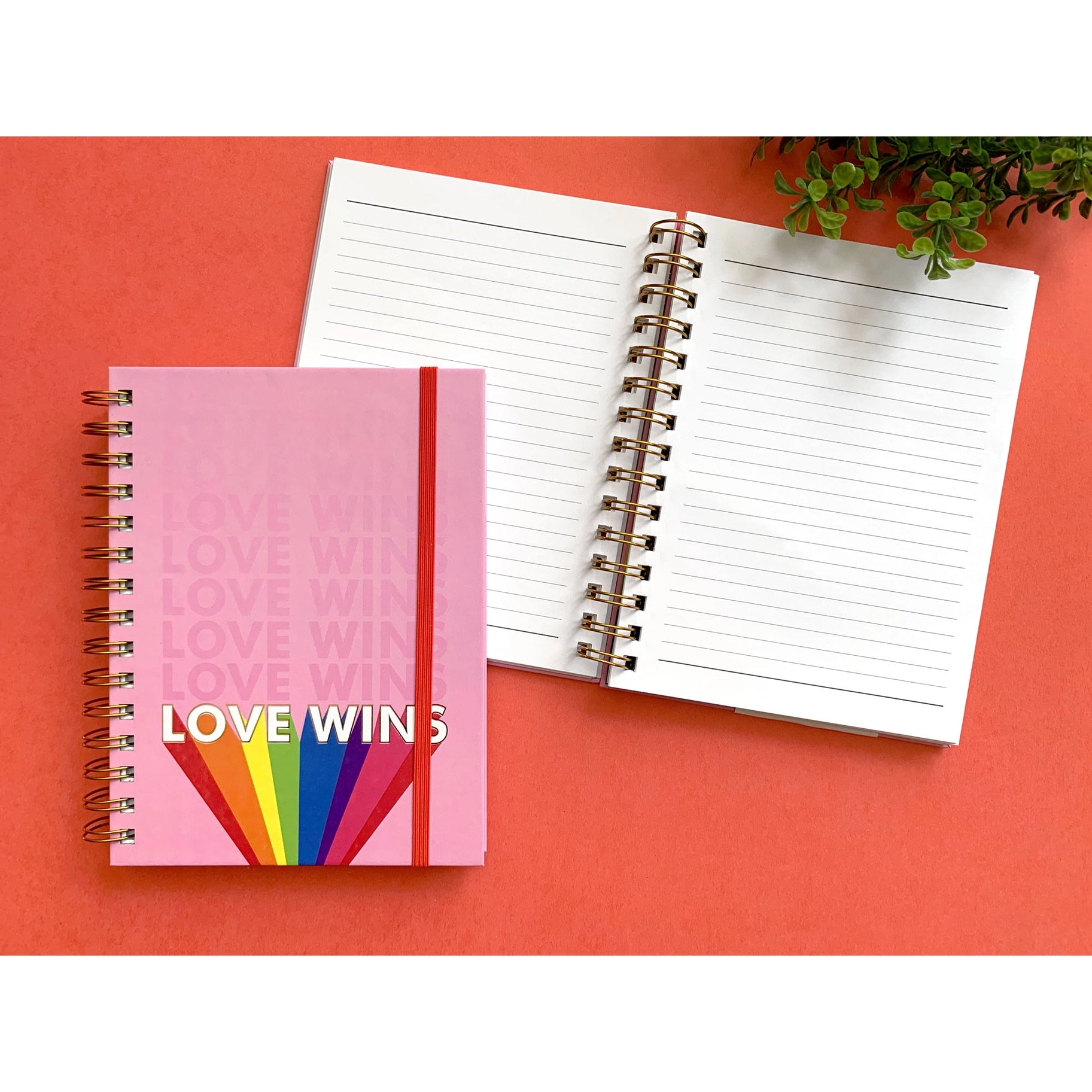 Love Wins Spiral Journal - SuperMom Headquarters