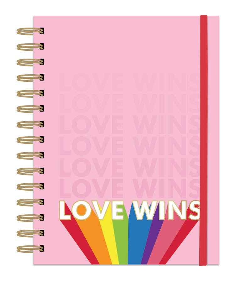 Love Wins Spiral Journal - SuperMom Headquarters