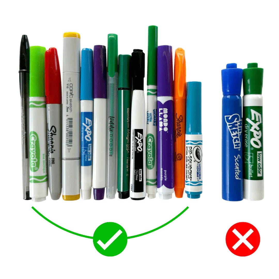 Introducing the Marker Parker! 🌈 The BRAND NEW system to keep markers  capped and contained. Invented for kids, by a kid! ❌ NO MORE LOST MARKER  CAPS ❌, By Big Bee, Little Bee