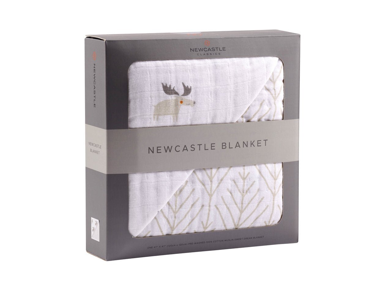 Mister Moose and Forest Arrow Newcastle Blanket *FINAL SALE* - SuperMom Headquarters