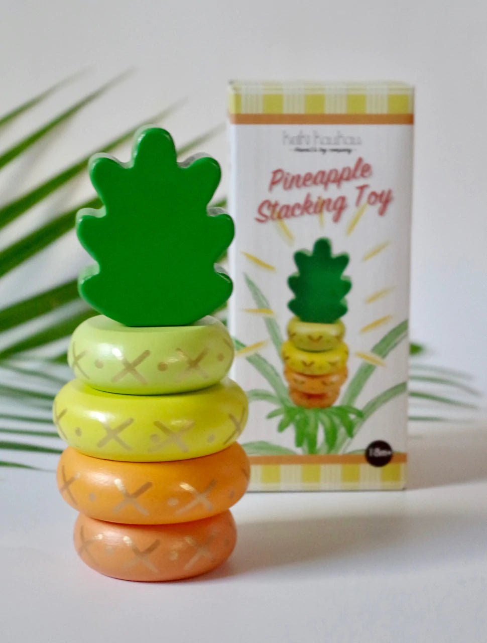 Pineapple Wooden Stacking Toy - SuperMom Headquarters